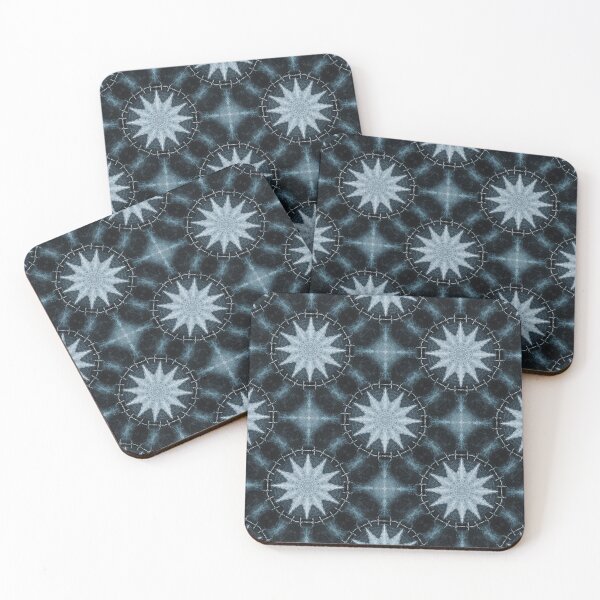 Item preview, Decorative Boho Sun Mandala Pattern in Teal  designed and sold by Artistestella.