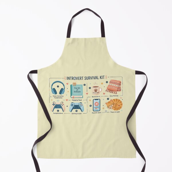 Item preview, Introvert Survival Kit Funny Antisocial Essentials designed and sold by Quiet Mode Studio.