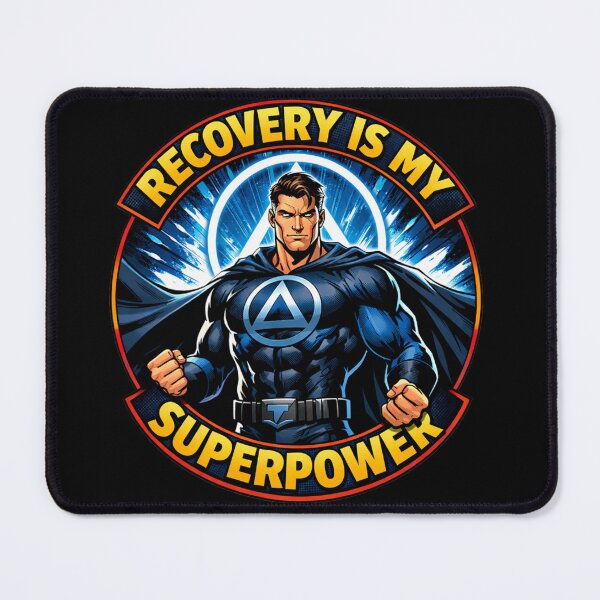 Item preview, AA Recovery Is My Superpower  designed and sold by soul-so-happy.