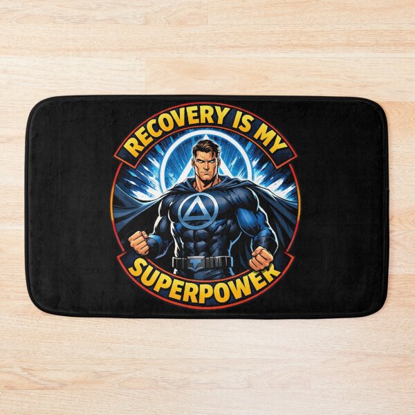 Item preview, AA Recovery Is My Superpower  designed and sold by soul-so-happy.