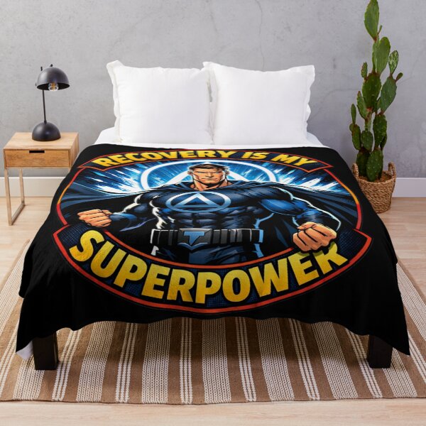 Item preview, AA Recovery Is My Superpower  designed and sold by soul-so-happy.