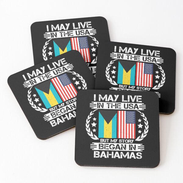 Item preview, I May Live In The USA But My Story Began In Bahamas   designed and sold by CosmoKitsch.
