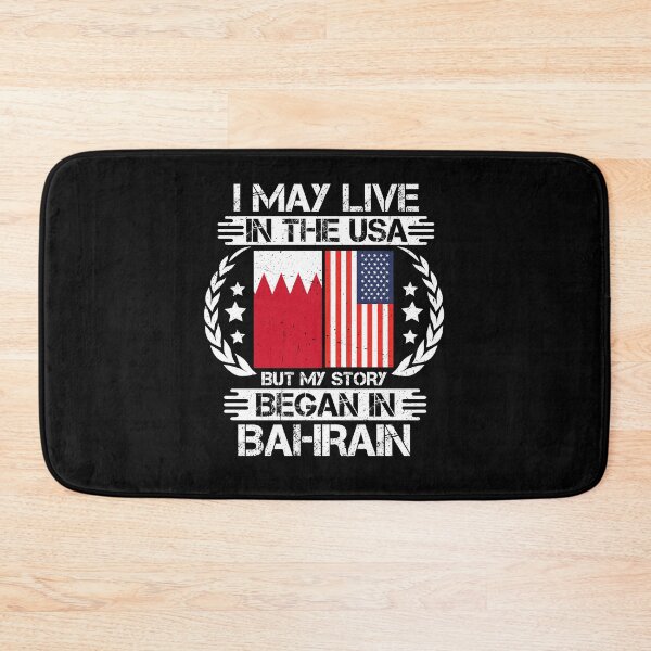 Item preview, I May Live In The USA But My Story Began In Bahrain  designed and sold by CosmoKitsch.
