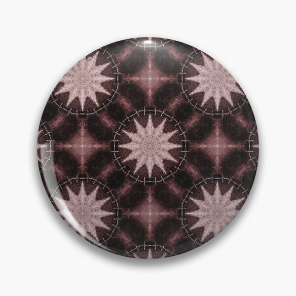Item preview, Decorative Boho Sun Mandala Pattern in Reddish Brown designed and sold by Artistestella.