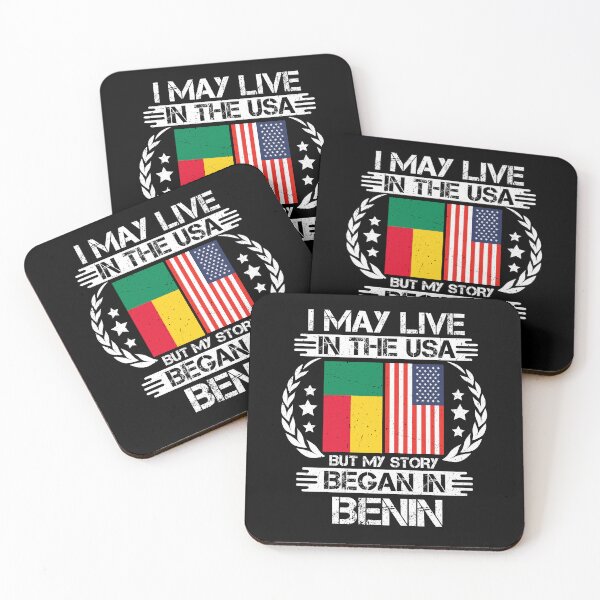 Item preview, I May Live In The USA But My Story Began In Benin   designed and sold by CosmoKitsch.