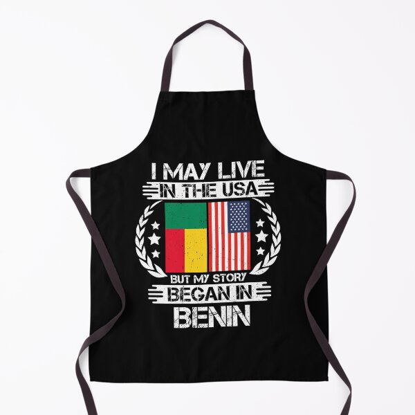 Item preview, I May Live In The USA But My Story Began In Benin designed and sold by CosmoKitsch.