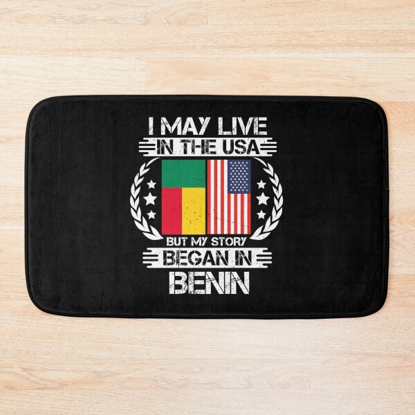 Item preview, I May Live In The USA But My Story Began In Benin   designed and sold by CosmoKitsch.