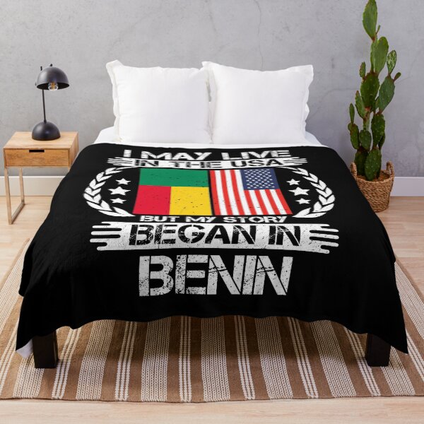 Item preview, I May Live In The USA But My Story Began In Benin   designed and sold by CosmoKitsch.