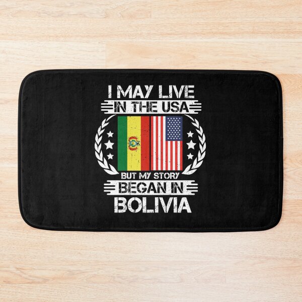 Item preview, I May Live In The USA But My Story Began In Bolivia  designed and sold by CosmoKitsch.
