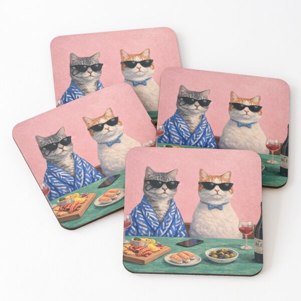 Item preview, Cool Cats at a Reunion designed and sold by CreativestuffCo.
