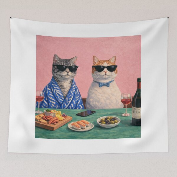 Item preview, Cool Cats at a Reunion designed and sold by CreativestuffCo.
