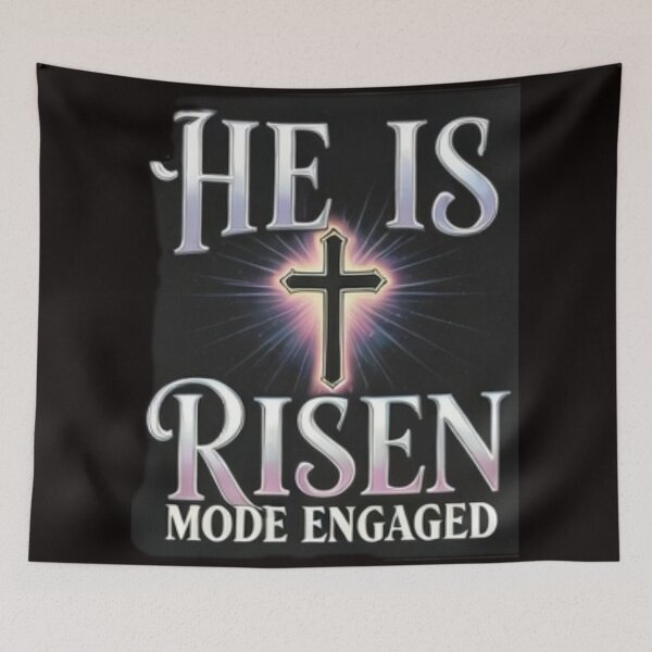 Item preview, He Is Risen Mode Engaged designed and sold by  ViralVisionsCreating .