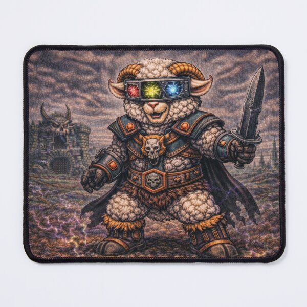 Item preview, Tri-Cloven, Vision of Evil in the Pastureverse | Sheep-Man Sheepism Parody designed and sold by Thpoar.