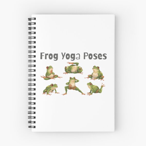Item preview, Frog Yoga Poses designed and sold by PeacockShop2.