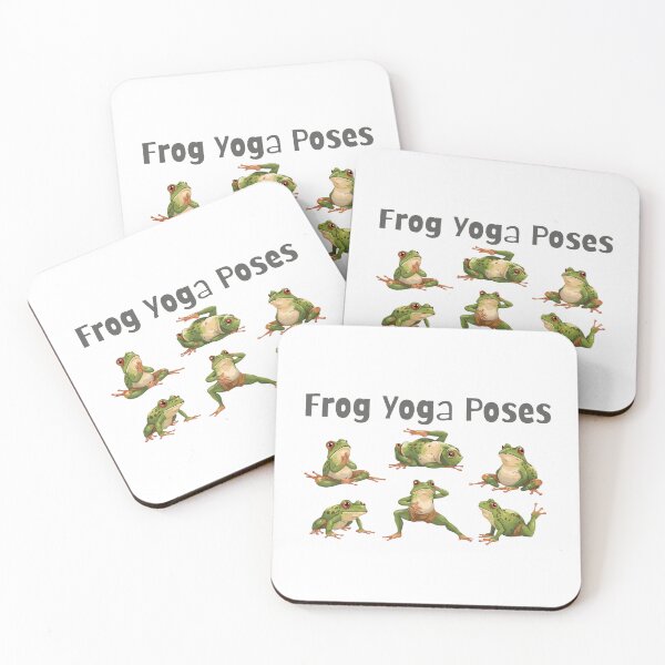 Item preview, Frog Yoga Poses designed and sold by PeacockShop2.
