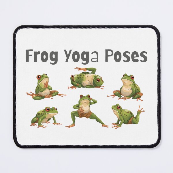 Item preview, Frog Yoga Poses designed and sold by PeacockShop2.