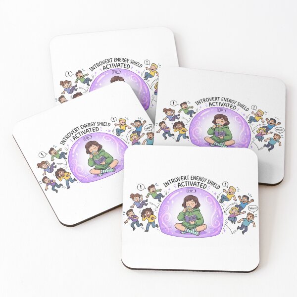 Item preview, Introvert Energy Shield Funny Antisocial Humor designed and sold by Quiet Mode Studio.