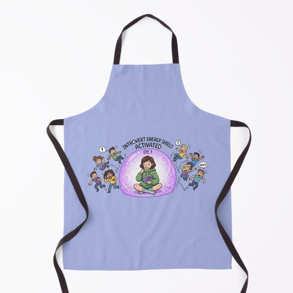 Item preview, Introvert Energy Shield Funny Antisocial Humor designed and sold by Quiet Mode Studio.