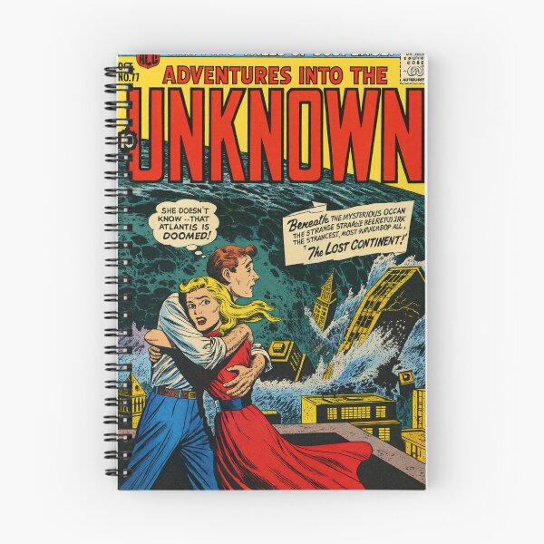 Item preview, Vintage Pulp Comic Atlantis Disaster Scene for Retro Comic Fans designed and sold by RickE.