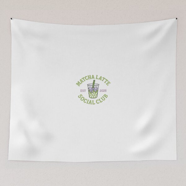 Item preview, Matcha Latte Social Club Cute Boba Aesthetic Design designed and sold by Aura.Creative.