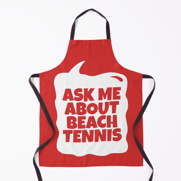 Item preview, Ask Me About Beach Tennis Red Speech Bubble designed and sold by MaryAller.