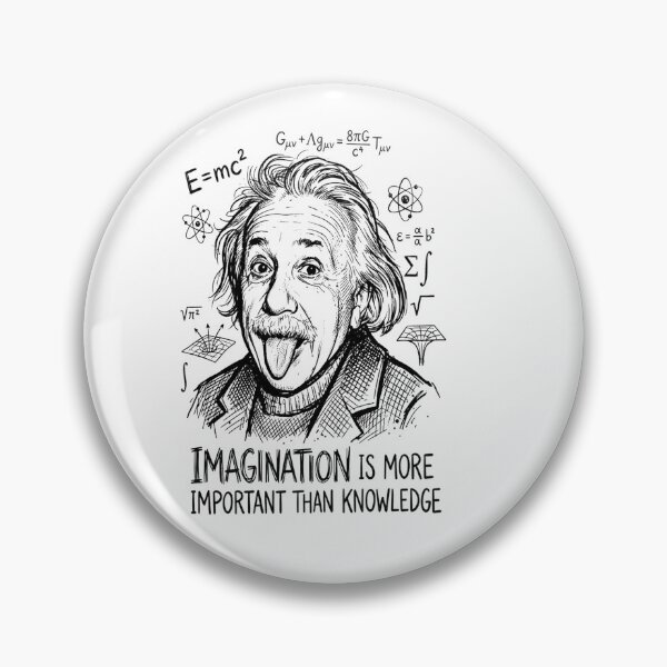 Item preview, Albert Einstein: Imagination Is More Important Than Knowledge designed and sold by Owcomm.