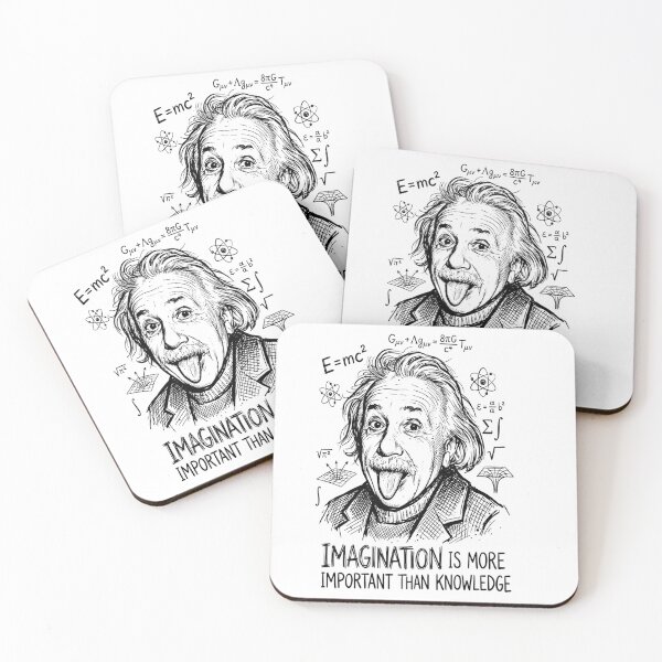 Item preview, Albert Einstein: Imagination Is More Important Than Knowledge designed and sold by Owcomm.