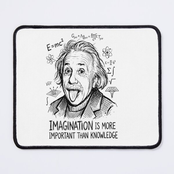 Item preview, Albert Einstein: Imagination Is More Important Than Knowledge designed and sold by Owcomm.