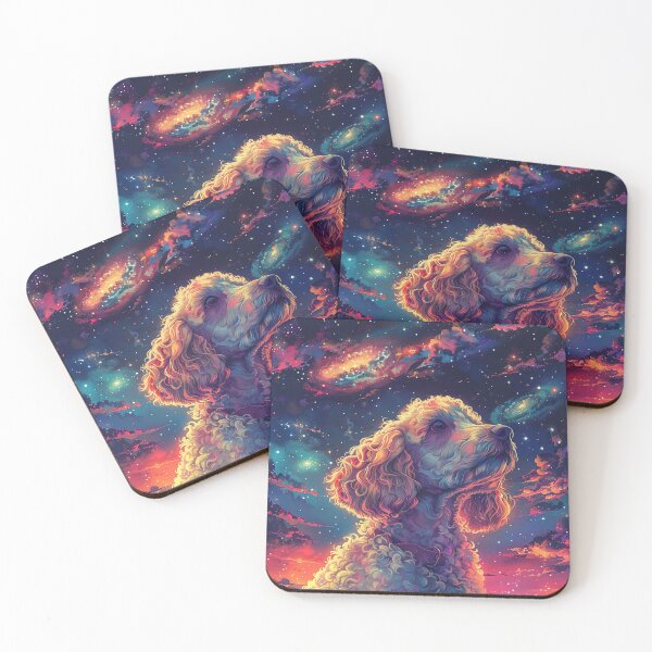 Item preview, Poodle puppy star gazing designed and sold by MendaciousMina.