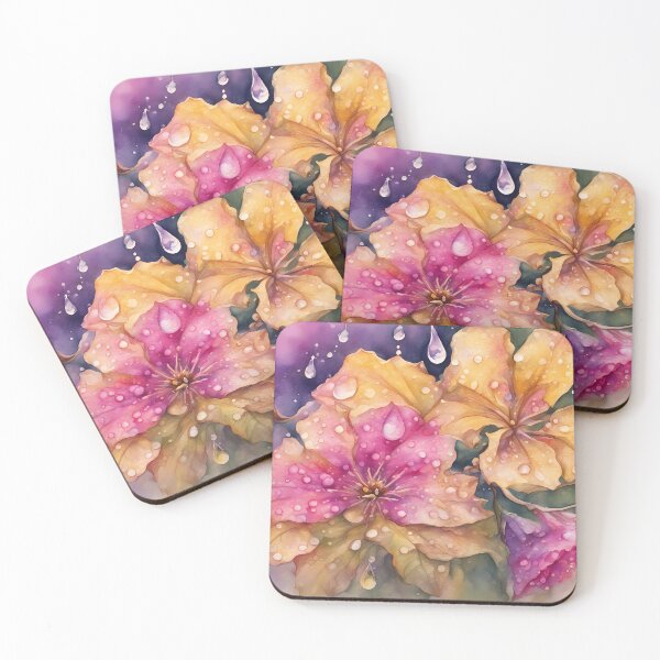 Item preview, Waterdrops on Flowers designed and sold by CalmnessbyChoice.