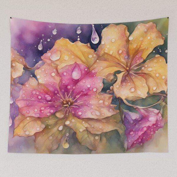 Item preview, Waterdrops on Flowers designed and sold by CalmnessbyChoice.