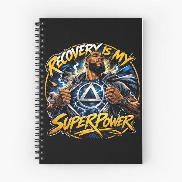 Item preview, AA Recovery Is My Superpower  designed and sold by soul-so-happy.