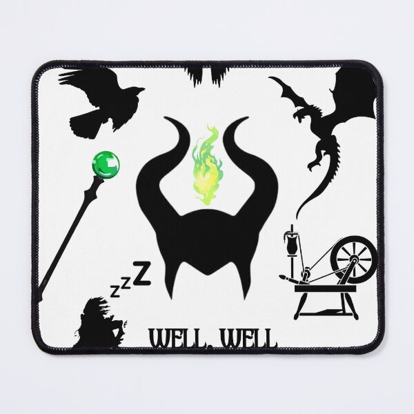 Item preview, Sleeping Princess Collage Art, Horned Fairy Hero and Villain Design designed and sold by inallusha.