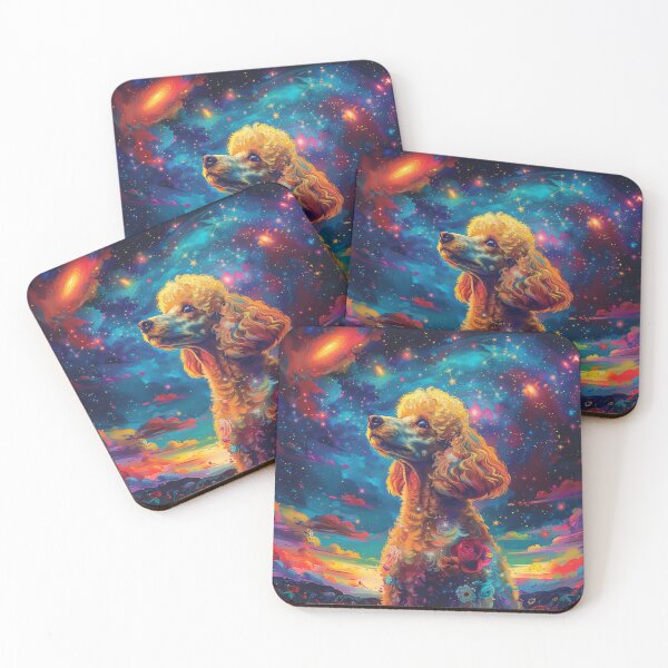 Item preview, Poodle puppy star gazing designed and sold by MendaciousMina.