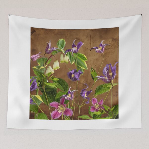 Item preview, glorious flowers on textured background designed and sold by Alex Sharp.