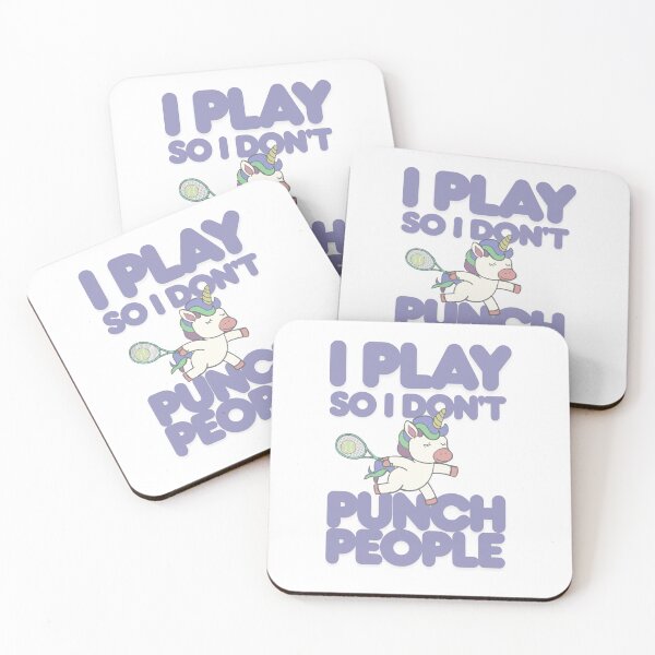 Item preview, I play tennis so I don't punch people designed and sold by TaraPen.