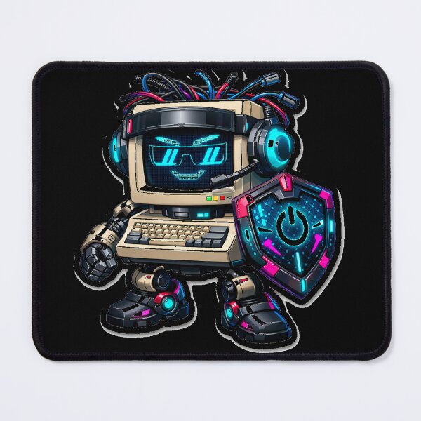 Item preview, Retro Tech Stickers – Cool 3D Cartoon Characters Collection designed and sold by Art Lea.