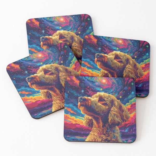 Item preview, Poodle puppy star gazing designed and sold by MendaciousMina.