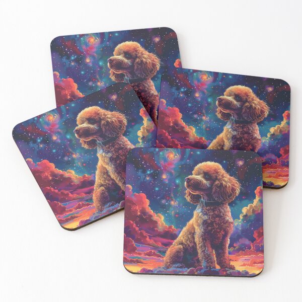 Item preview, Poodle puppy star gazing designed and sold by MendaciousMina.