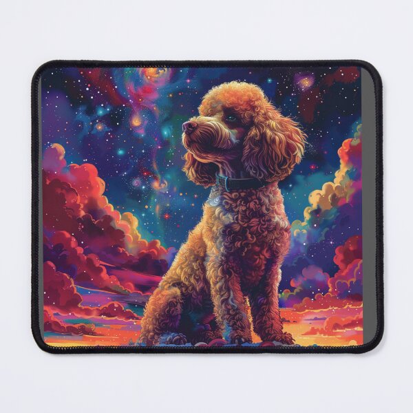 Item preview, Poodle puppy star gazing designed and sold by MendaciousMina.