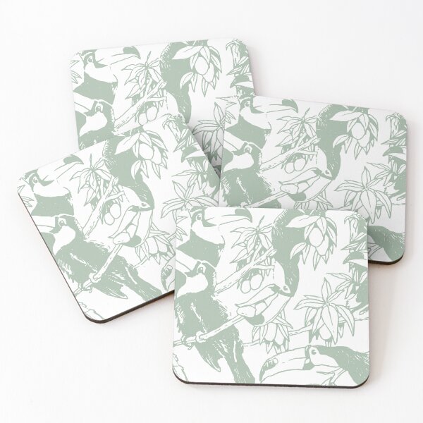 Item preview, toucan & mango pattern designed and sold by crissini.