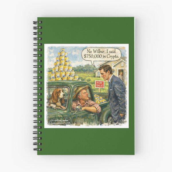 Item preview, Crypto vs. Crisco — Country Humor Cartoon designed and sold by Rick London Gifts.
