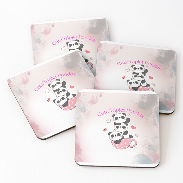 Item preview, Cute Triplet Pandas 2 designed and sold by Zdesigns25.