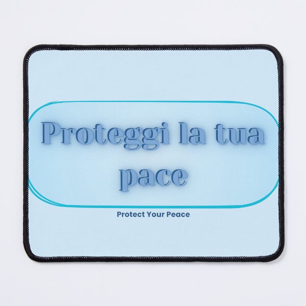 Item preview, Protect Your Peace (Italian) – Mental Health Quote Shirt, Positive Mindset Apparel, Self Care Aesthetic Tee, Calm Energy Minimalist Design designed and sold by SalumArts.