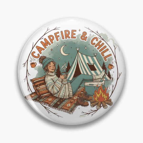 Item preview, Campfire & Chill designed and sold by BeastandBanshiLLC.
