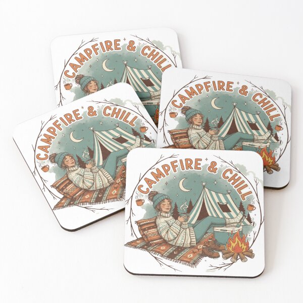 Item preview, Campfire & Chill designed and sold by BeastandBanshiLLC.