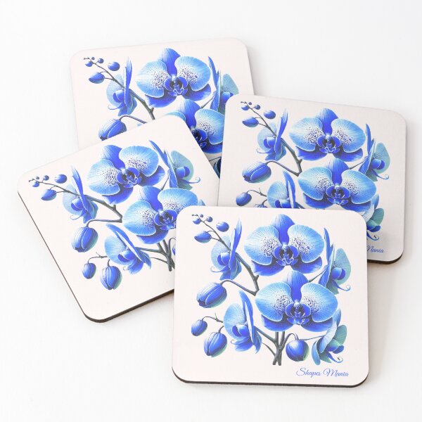 Item preview, Blue Orchid Elegance Shapes Mania designed and sold by Shapes-Mania.