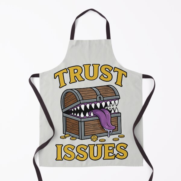 Item preview, Trust Issues - Funny RPG Mimic Monster designed and sold by DigitalGlade.