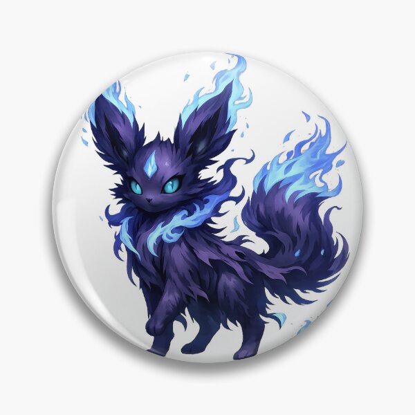 Item preview, Spookeon Ghost-Type Eeveelution Fan Art Imagined | Blue Flame Spectral Fox designed and sold by designsbyhw.