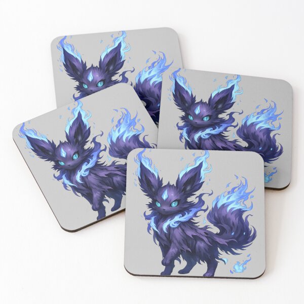 Item preview, Spookeon Ghost-Type Eeveelution Fan Art Imagined | Blue Flame Spectral Fox designed and sold by designsbyhw.